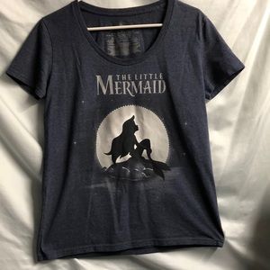Medium blue the little mermaid Disney shirt excellent condition like new ladies